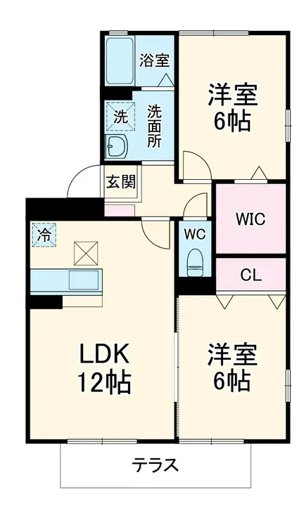 ヴェルドミール本八幡 1階階 間取り