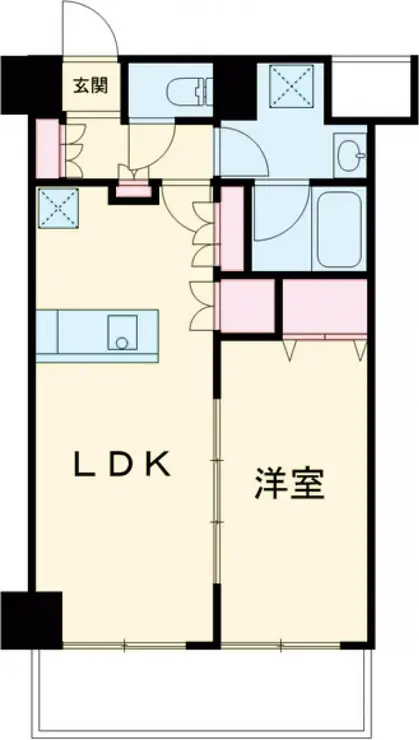 メインステージ北千住VII 4階階 間取り