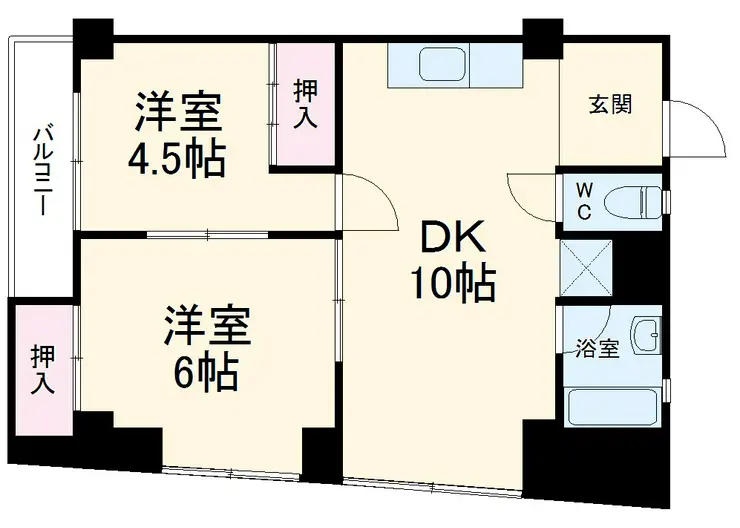 長井ビル 5階階 間取り