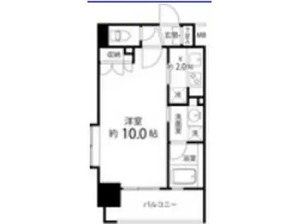 リリエンベルグ目白壱番館(1K/3階)の間取り写真