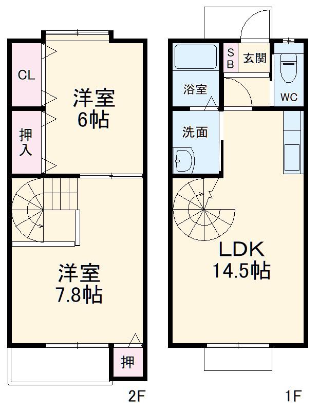 abend(2LDK)の間取り写真