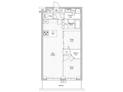 SPコート保塚町(2LDK/1階)の間取り写真