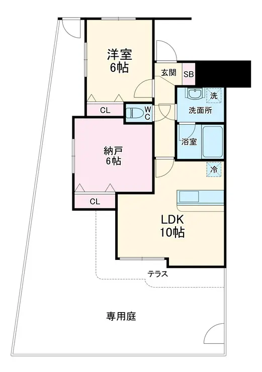 アートヒルズ新百合山手 1階階 間取り