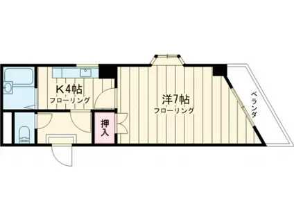 メゾン・ライトピュア(1K/3階)の間取り写真