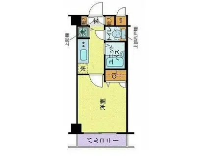 トーシンフェニックス新高円寺クアトロ(1K/3階)の間取り写真