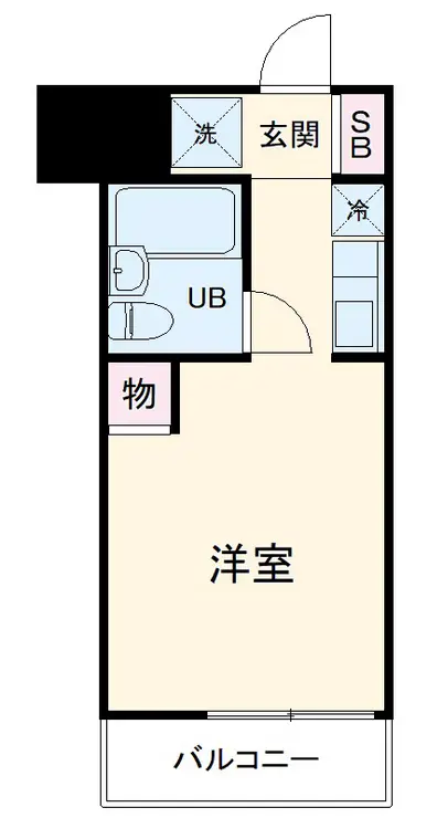 スカイコート戸塚 4階階 間取り