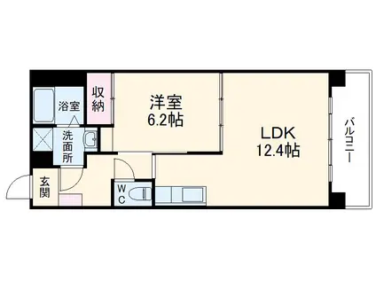 ノブリス港北(1LDK/5階)の間取り写真
