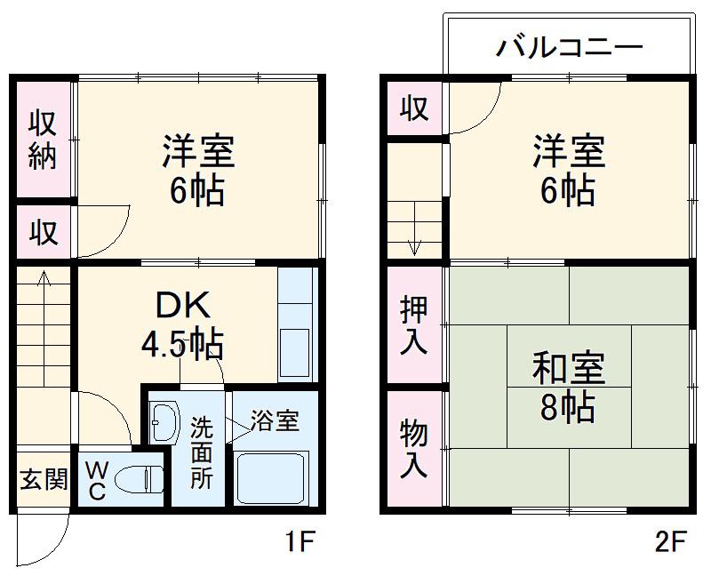 いしわたはうす(3K)の間取り写真