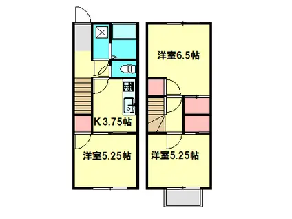 ガーデンハウス仙石原(3K/1階)の間取り写真