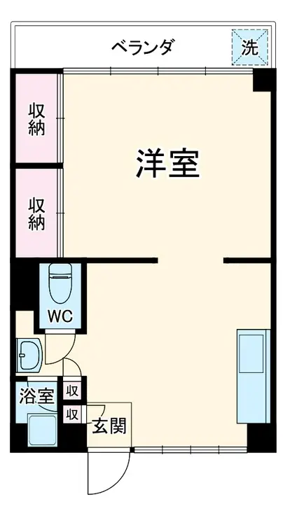 大成マンション 1階階 間取り