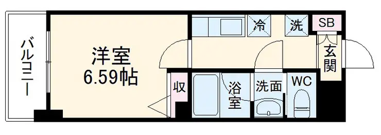 レフィナード八幡 2階階 間取り