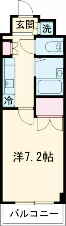 パレステュディオ新宿パークサイド 3階階 間取り
