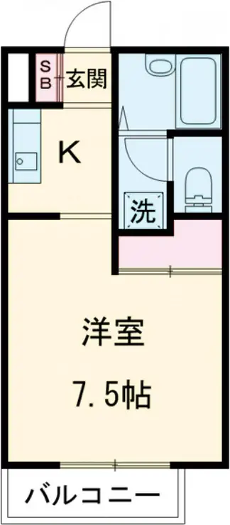 エルピス千葉 2階階 間取り