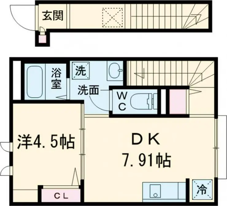 エスタシオン長崎 2階階 間取り