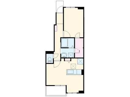 レジェンドⅩⅩ(1LDK/1階)の間取り写真