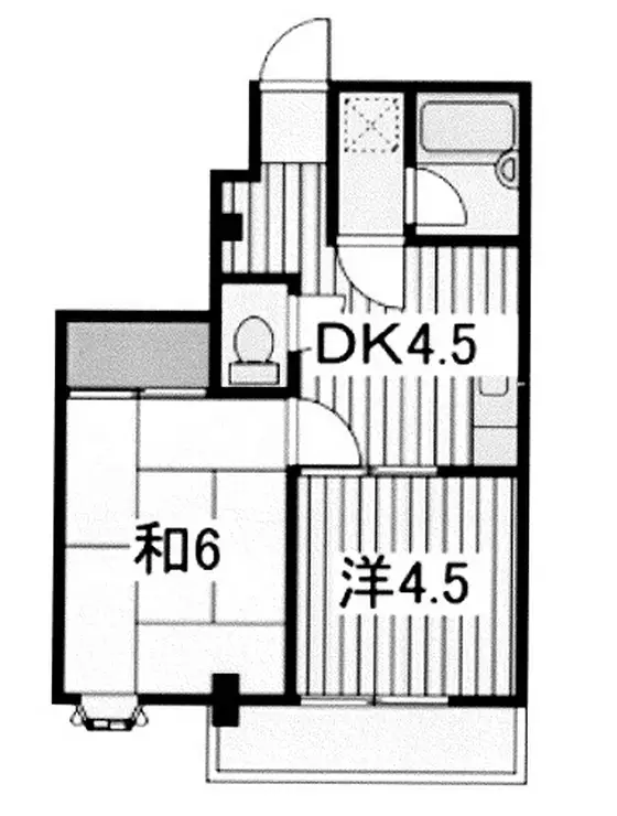 ビャンネトール 2階階 間取り