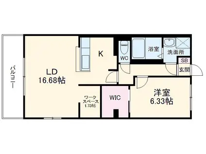 ELPIS・KIRA(1LDK/3階)の間取り写真