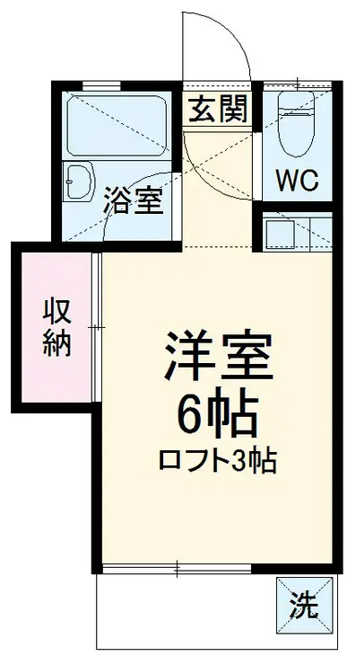 リバーサイド港南 1階階 間取り