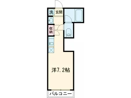 スタイルレジデンス練馬(ワンルーム/3階)の間取り写真