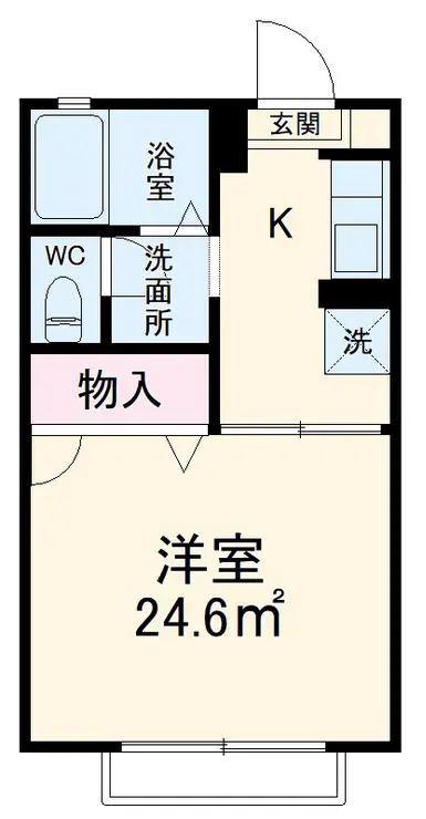 カサグランデ本郷 1階階 間取り