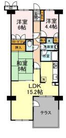 モア・ステージ西千葉(3LDK/1階)の間取り写真