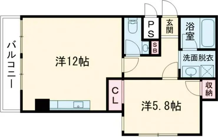 セントラヴェール新小岩 4階階 間取り