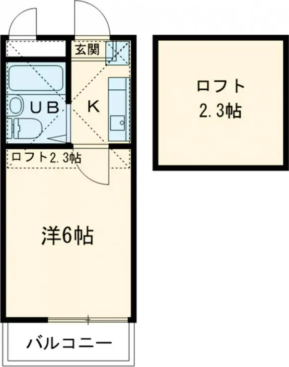レジデンスATT立川 2階階 間取り