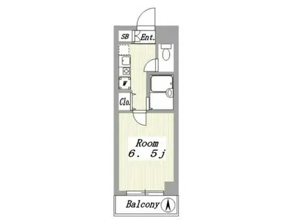 FINE GARDEN(1K/3階)の間取り写真