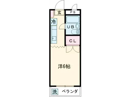 アーバン・ライフ(1K/2階)の間取り写真