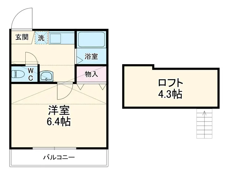 フルール 3階階 間取り