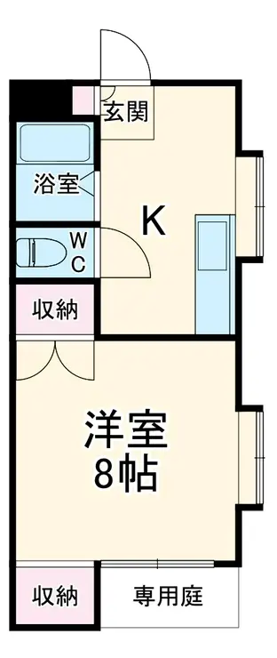 コアシャンテ 1階階 間取り
