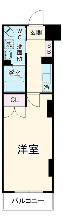 ブライトヒルレジデンス横浜 9階階 間取り