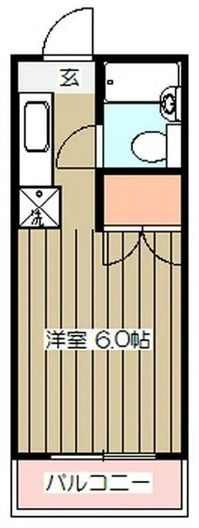セントラルコーポN館 2階階 間取り