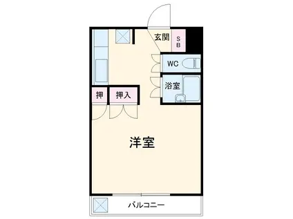 ちくさADビル(1K/4階)の間取り写真