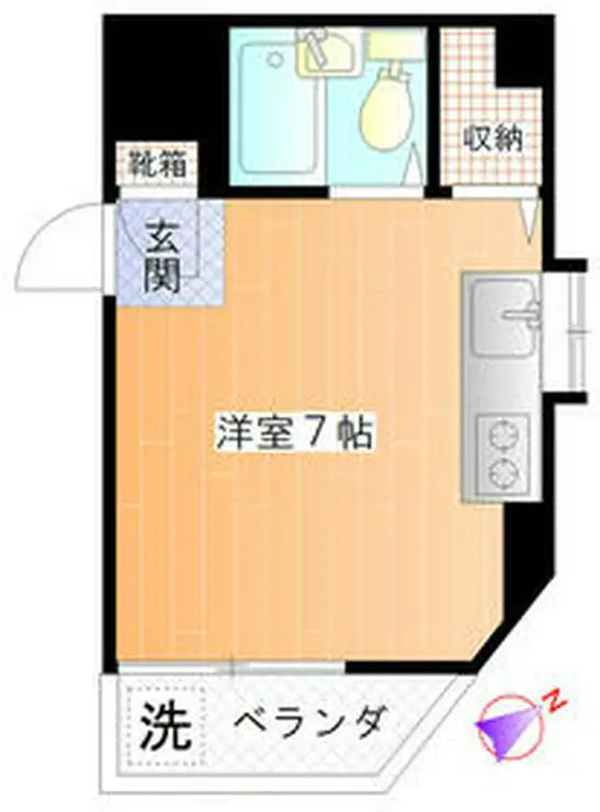 アレーゼK 2階階 間取り