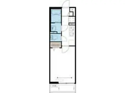 グレイス橋本(1K/2階)の間取り写真