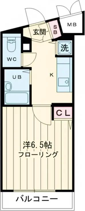 グランド・ガーラ渋谷 5階階 間取り
