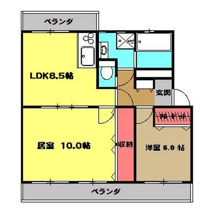 オリーブガーデン 2階階 間取り