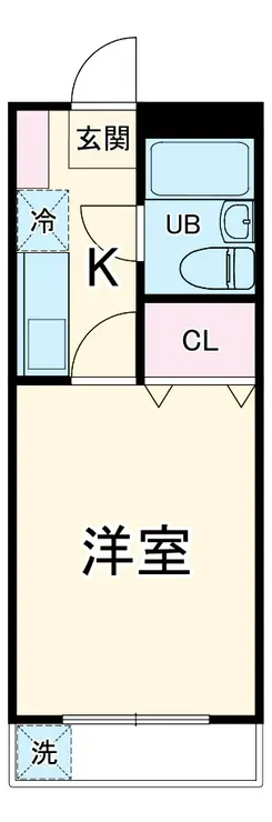 シティーフェイス 1階階 間取り