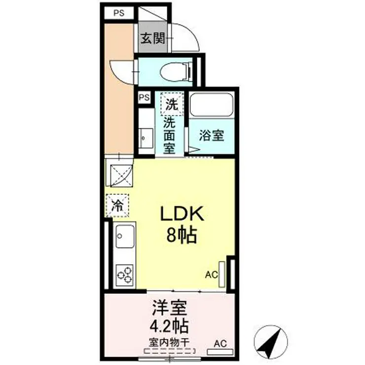 マートルコート新小岩 1階階 間取り