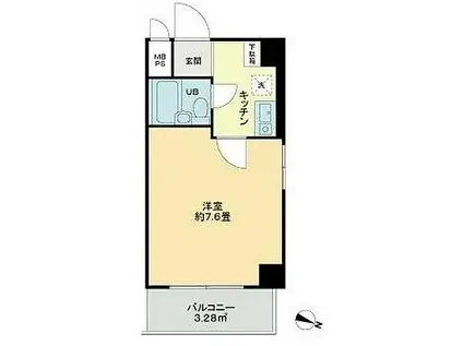 SOLEIL本厚木(2LDK/3階)の間取り写真