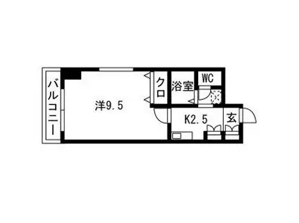 隆豊ハイツ(2LDK/4階)の間取り写真