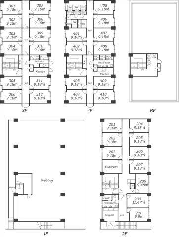 SA-クロス住之江公園1(ワンルーム/4階)の間取り写真