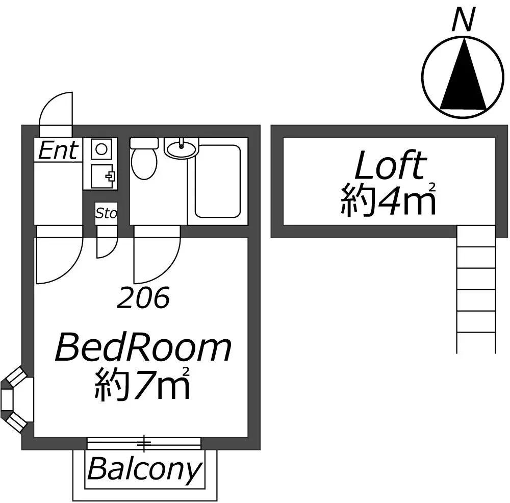 ペアパレス赤塚B棟