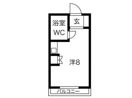 第81松井ビル(ワンルーム/8階)の間取り写真
