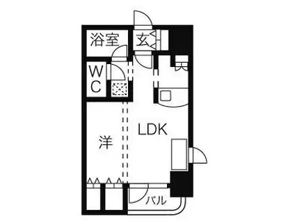 サンシャインシティ弐番館(1K/10階)の間取り写真