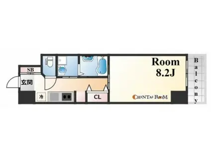 東灘OMパレス(1K/1階)の間取り写真