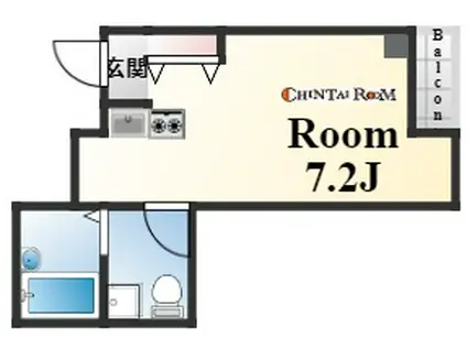 ザ・オーキッドハウス本山(1K/3階)の間取り写真