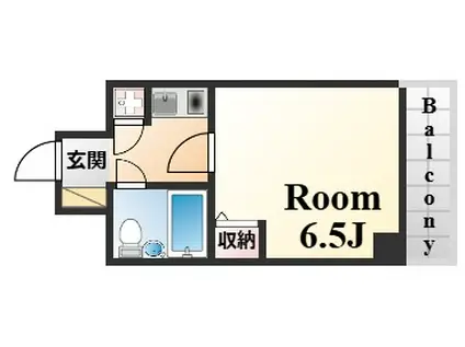 アニメイト神戸(1K/4階)の間取り写真