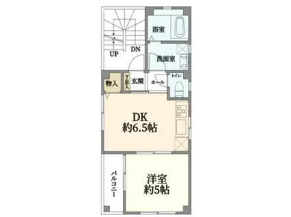 ケイズポイント(1DK/3階)の間取り写真